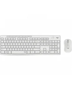 LOGITECH MK295 Silent Wireless Combo - OFF WHITE - UK - INTNL 920-009823 - Zestawy myszka + klawiatura - miniaturka - grafika 1