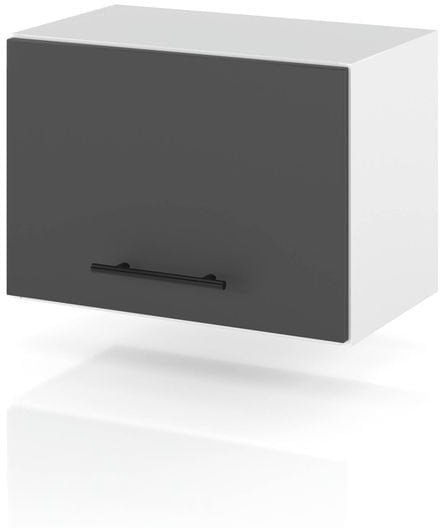 szafka kuchenna wisząca okapowa modułowa z uchwytami 50cm spremium szary