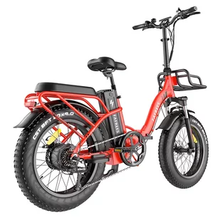 FAFREES F20 Max Czerwony - Rowery elektryczne - miniaturka - grafika 5