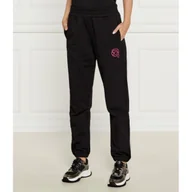 Dresy damskie - Karl Lagerfeld Spodnie dresowe ikonik 2.0 jelly Regular Fit - miniaturka - grafika 1