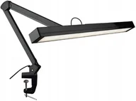 Mikroskopy i lupy - Lampa z lupą do blatu z wysięgnikiem obrotowym reg. barwy 324xLED czarna - miniaturka - grafika 1