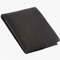 Portfele - Portfel Męski BIG STAR Czarny Klasyczny Cienki Elegancki na prezent - miniaturka - grafika 1