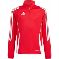 Bluzy damskie - Bluza dla dzieci adidas Tiro 24 Training Top czerwona IR9361 164cm - miniaturka - grafika 1