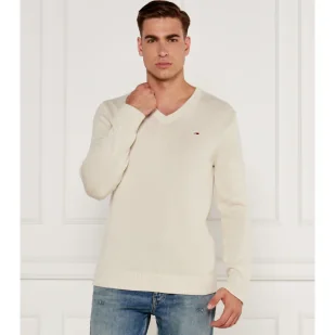 Tommy Jeans Sweter Regular Fit z dodatkiem kaszmiru - Swetry męskie - miniaturka - grafika 1
