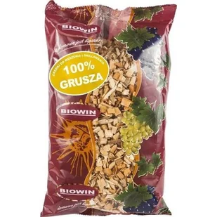 BIOWIN Zrębki do wędzenia i grillowania 100% Grusza 450g) - Akcesoria do grilla - miniaturka - grafika 1