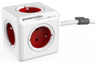 Powercube ORNO-Polska ORNO Przedłużacz Z 5-KROTNYM GNIAZDEM E/FR 3 m CZERWONY - Przedłużacze i rozgałęźniki - miniaturka - grafika 5