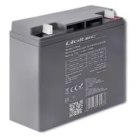 Baterie do zasilaczy awaryjnych UPS - QOLTEC Qoltec Akumulator AGM | 12V | 17Ah | max.255A - miniaturka - grafika 1