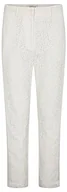 Spodnie damskie - Morgan Damskie spodnie PSANGO Ecru T34, Off White, 32 - miniaturka - grafika 1