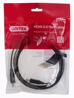 Kable - KABEL HDMI 2.0 4K60HZ, PŁASKI, 2M, C11063BK-2M - miniaturka - grafika 1