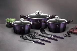 Lumarko Zestaw Garnków 10 Elem. Berlinger Haus Bh-7141 Purple! - Zestawy garnków i patelni - miniaturka - grafika 3
