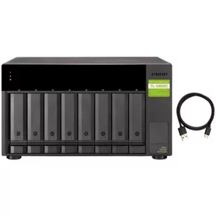 QNAP 8-bay desktop USB-C 3.1 Gen2 10Gbps JBOD expansion unit with a TL-D800C - Serwery plików NAS i macierze dyskowe - miniaturka - grafika 2