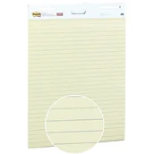 Akcesoria do tablic - Blok flipchart samoprzylepny 63,5x76,2 w linie żółty 30 kartek POST-IT 1szt. /3M-70005239440/ - miniaturka - grafika 1