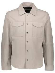 Bugatti Skórzana kurtka w kolorze kremowym - Kurtki męskie - miniaturka - grafika 1