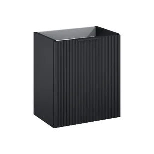 Szafka łazienkowa wisząca Nabel 43.8x.8x50 cm czarna Roca - Szafki łazienkowe - miniaturka - grafika 1
