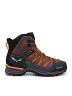 Buty trekkingowe męskie - Salewa Trekkingi Ms Mnt Trainer Lite Mid Gtx GORE-TEX 61359-0927 Brązowy - miniaturka - grafika 1