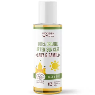Wooden Spoon, Baby & Family After Sun Care, Naturalny olejek po opalaniu, 100 ml - Kosmetyki po opalaniu - miniaturka - grafika 1
