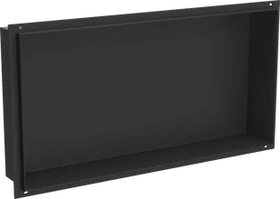 Mexen X-Wall-NR półka wnękowa bez kołnierza 60 x 30 cm, czarna - 1971603010 - Półki łazienkowe - miniaturka - grafika 1