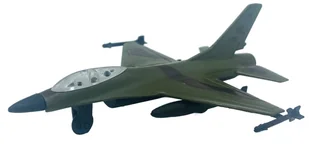 samolot Lockheed Martin F-16 Falcon USA 4,5" 11,5 cm METAL Motormax - Zabawki zdalnie sterowane - miniaturka - grafika 1