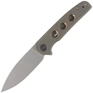Noże - Nóż składany WE Knife Shakan LE No 176/210 Bronze Titanium, Gray Stonewashed CPM 20CV (WE20052B-2) - miniaturka - grafika 1