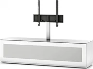 Uchwyty do telewizora - Sonorous Stolik RTV z uchwytem ST261I-WHT-WHT-BW - miniaturka - grafika 1