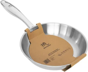 Shiori Stainless Steel 304 patelnia bez powłoki indukcja 20 cm - Patelnie - miniaturka - grafika 1