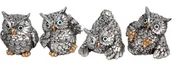 Figurki dekoracyjne - Pigmejka Figurka sowa PIGMEJKA, 7x6x6 cm - miniaturka - grafika 1
