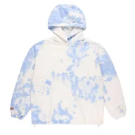 Bluzy sportowe damskie - Bluza Prosto Klasyk Hoodie KL221WSWE2021 - biało-niebieska - miniaturka - grafika 1