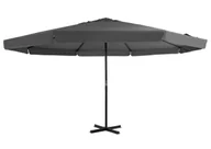Parasole ogrodowe - Okrągły parasol ogrodowy z aluminiową ramą antracyt G1-T02 - miniaturka - grafika 1