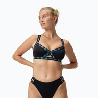 Stroje kąpielowe - Góra od stroju pływackiego Speedo Solid Logo Elastic Cross Front Top - miniaturka - grafika 1