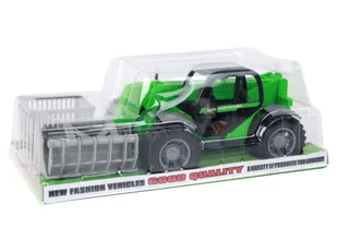 Pojazd Rolniczy Traktor Zielony Dźwig Maszyna Rolnicza - Samochody i pojazdy dla dzieci - miniaturka - grafika 6