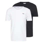 Koszulki męskie - Fila T-Shirt Brod Tee 2-Pack Biały Czarny Fam0083.13005 M - miniaturka - grafika 1