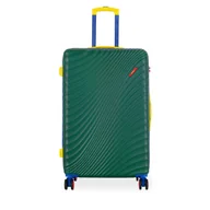 Walizki - Walizka duża Semi Line T5936-3 Zielony - miniaturka - grafika 1
