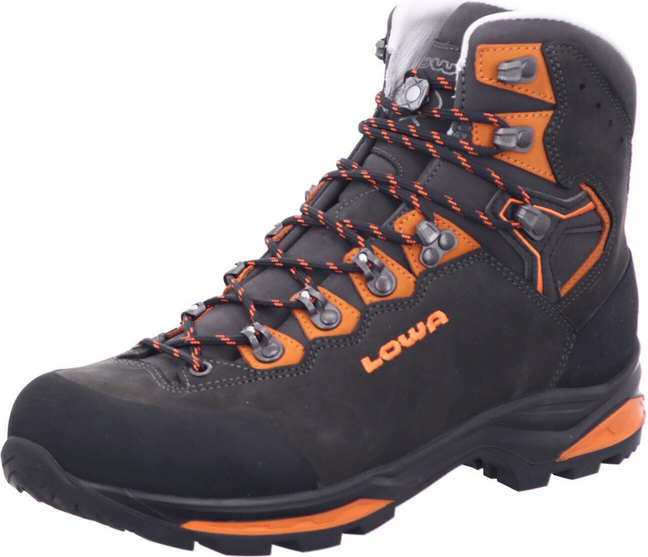 Męskie buty trekkingowe Lowa Camino Evo LL antracytowo-pomarańczowe