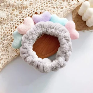 Modna opaska do włosów Spa kosmetyczna do makijażu Prezent Kobieta serc - Ozdoby do włosów - miniaturka - grafika 1