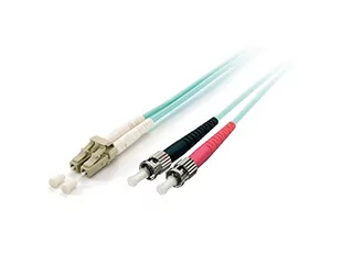 Equip LWL Patchkabel LC-&gt;ST 15.00m Multimode Duplex OM3 turq Polybeutel 255217 - Kable miedziane - miniaturka - grafika 1