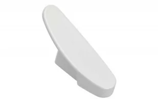 Wieszak owalny biały (20x65x30mm) - Wieszaki i stojaki - miniaturka - grafika 1
