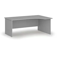 Biurka - Biurko narożne PRIMO GRAY, 1800 x 1200 mm, prawe, szare - miniaturka - grafika 1