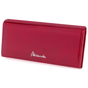 Damski portfel skórzany Alessandro Paoli AP 69-62 czerwony • RATY 0% Kup dziś i zapłać za 30 dni GRATIS WYSYŁKA ZWROT DO 100 DNI - Portfele - miniaturka - grafika 1