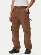 Spodnie męskie - G-Star Raw Spodnie materiałowe R-3N D25224-D191 Brązowy Straight Fit - miniaturka - grafika 1