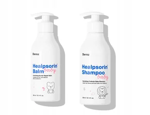Dermz Baby Szampon 300ML Balsam 300ML - Kosmetyki kąpielowe dla dzieci - miniaturka - grafika 1