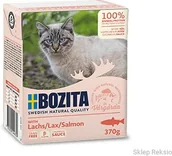 Mokra karma dla kotów - BOZITA Kawałki w sosie z łososiem 370g - miniaturka - grafika 1