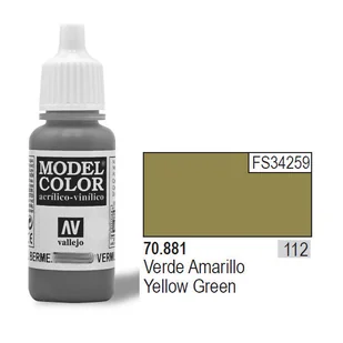 Vallejo Yellow Green MC112 70881 - Akcesoria i części modelarskie - miniaturka - grafika 3