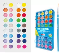 Farby i media malarskie - Zestaw 36 farbek akwarelowych z pędzlem - miniaturka - grafika 1