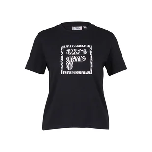 Damska Koszulka FILA BALE CROPPED TEE FAW0128-80009 – Czarny - Koszulki i topy damskie - miniaturka - grafika 1