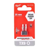 Narzędzia warsztatowe - MILWAUKEE KOŃCÓWKA UDAROWA TX 9 x25mm /2szt. ShW - miniaturka - grafika 1