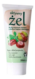 Donum Naturea Aktywny żel do nóg zmęczonych kasztanowiec miłorząb babka lancetowata 200ml - Stawy, mięśnie, kości - miniaturka - grafika 2