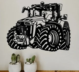 DEKORACJA ścienna Obraz wzór TRAKTOR JD - Obrazy i zdjęcia na płótnie - miniaturka - grafika 1