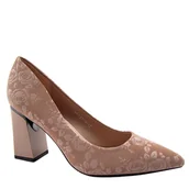 Czółenka - Vinceza 62223 damskie czółenka na słupku eleganckie różowe - miniaturka - grafika 1