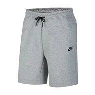 Spodenki damskie - Nike Męskie szorty M NSW Tch FLC, Dk Grey Heather/(Black), L - miniaturka - grafika 1