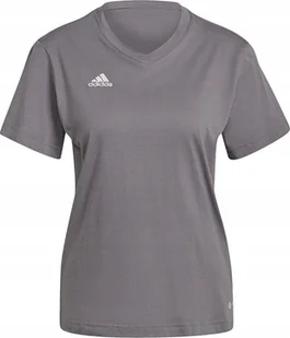 Adidas Koszulka damska adidas Entrada 22 Jersey szara HC0439 M - Koszulki i topy damskie - miniaturka - grafika 1